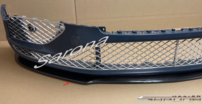 Custom Bentley GT  Coupe Front Add-on Lip (2016 - 2017) - $540.00 (Part #BT-012-FA)